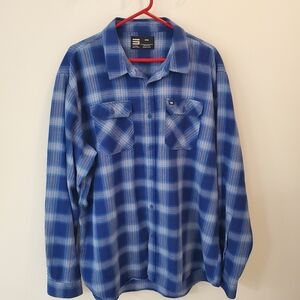 Blue Casual Button Down Shirt